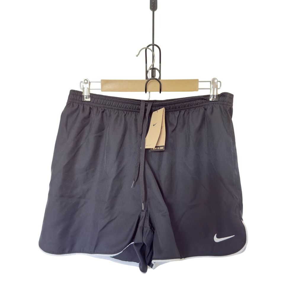 Nike Dri Fit Women Large Slim Fit Black Running Shorts Athleisure Gorpcore Lite